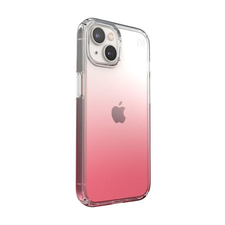 Speck Presidio Perfect-Clear + Ombre - Etui iPhone 14 / iPhone 13 z powłoką MICROBAN (Clear / Vintage Rose Fade)