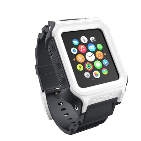 Incipio Octane Strap - Pancerny pasek do Apple Watch 38/40/41 mm (biały/szary)