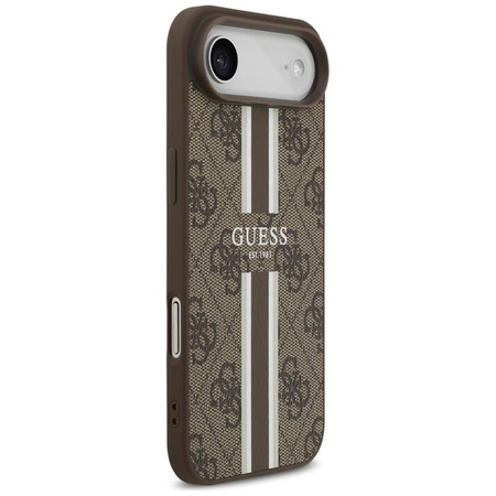 Guess 4G Printed Stripes MagSafe - Etui iPhone Air (brązowy)