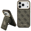 Guess Bundle Pack MagSafe 4G - Zestaw etui + portfel MagSafe do iPhone 17 Pro (brązowy)
