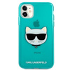 Karl Lagerfeld Choupette Head - Etui iPhone 11 (fluo niebieski)