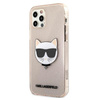 Karl Lagerfeld Choupette Head Glitter - Etui iPhone 12 Pro Max (złoty)