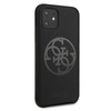 Guess Silicone 4G Tone to Tone - Etui iPhone 11 (Black)