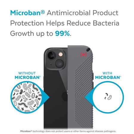 Speck Presidio2 Grip - Antypoślizgowe etui iPhone 13 (Graphite Grey/Black)