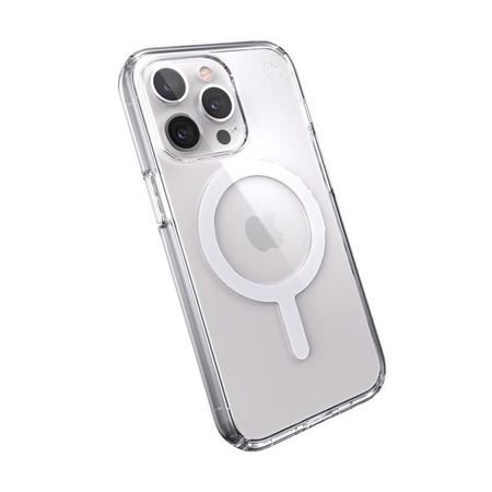 Speck Presidio Perfect-Clear + MagSafe – Etui iPhone 13 Pro z powłoką MICROBAN (Clear)
