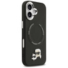 Karl Lagerfeld Karl & Choupette Pins MagSafe - Etui iPhone 17 (czarny)