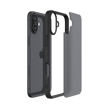 Spigen Ultra Hybrid - Etui do iPhone 16 (Frost Black)