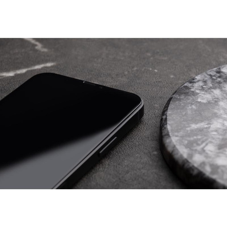 Moshi AirFoil Pro - Elastyczne szkło hybrydowe iPhone 13 / iPhone 13 Pro (czarna ramka)