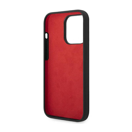 Ferrari Silicone Metal Logo - Etui iPhone 14 Pro (czarny)