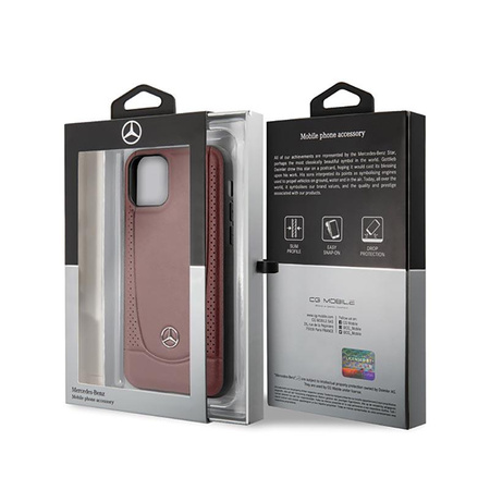 Mercedes Leather Urban Line - Etui iPhone 11 (czerwony)