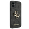Guess 4G Big Metal Logo - Etui iPhone 12 mini (szary)