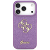 Guess Fixed Glitter Big 4G - Etui iPhone 17 Pro (liliowy)