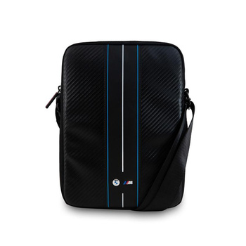 BMW Carbon Blue Stripes - Torba na tablet 10" (czarny)