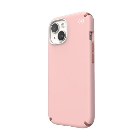 Speck Presidio2 Pro Magsafe - Etui iPhone 16e / iPhone 15 / iPhone 14 / iPhone 13 (Dahlia Pink / Rose Copper / White)