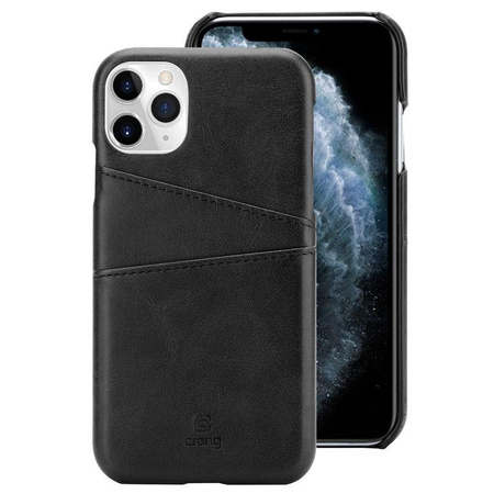 Crong Neat Cover - Etui iPhone 11 Pro z kieszeniami (czarny)