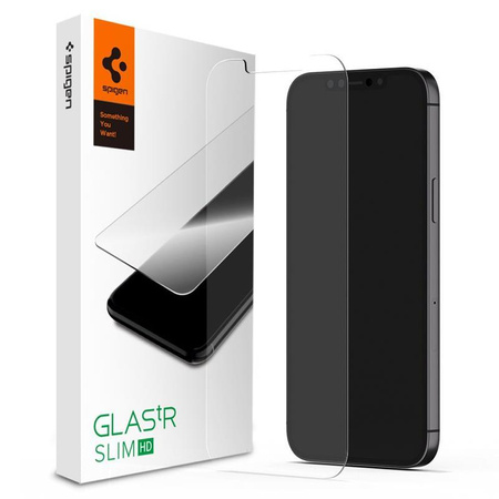 Spigen Glas.TR Slim - Szkło hartowane do iPhone 12 / iPhone 12 Pro