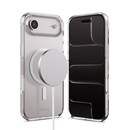 Crong Clear MAG Cover - Etui MagSafe iPhone Air (przezroczysty)