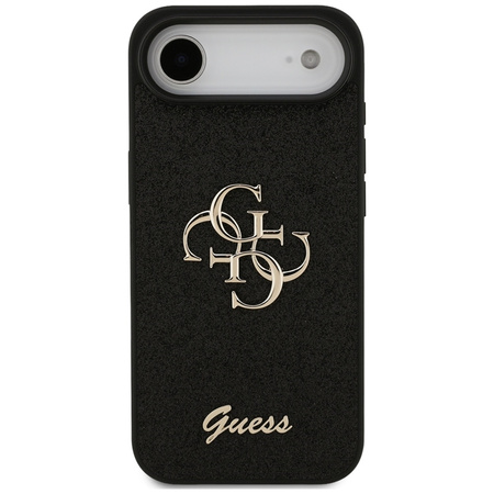 Guess Fixed Glitter Big 4G - Etui iPhone Air (czarny)