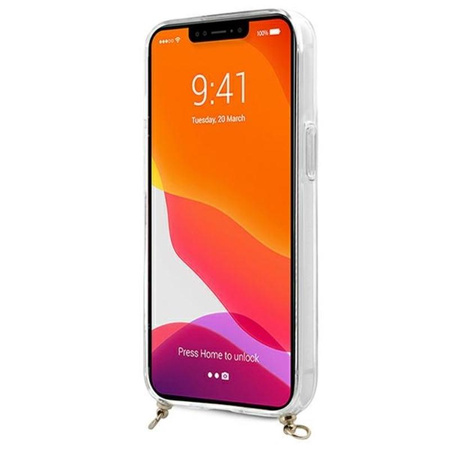 Guess 4G Gold Stripe Crossbody - Etui iPhone 13