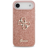 Guess Fixed Glitter Big 4G - Etui iPhone Air (różowy)