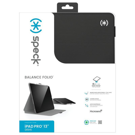 Speck Balance Folio – Etui iPad Pro 13" M5 (2025) / iPad Pro 13" M4 (2024) (Black)