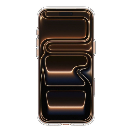 Spigen Ultra Hybrid Mag MagSafe - Etui do iPhone 17 Pro Max (Clear/Orange)