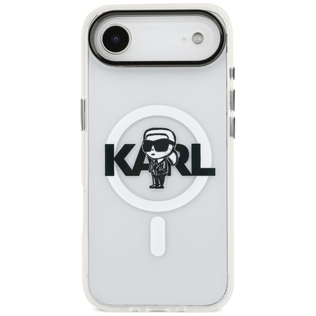 Karl Lagerfeld IML Karl Sketch Logo MagSafe - Etui iPhone Air (przezroczysty)