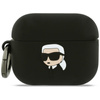 Karl Lagerfeld Silicone Karl Head 3D - Etui AirPods Pro 3 (czarny)