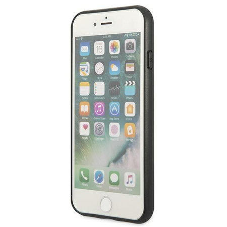 Guess 4G Metal Gold Logo – Etui iPhone SE 2022 / SE 2020 / 8 / 7 (szary)