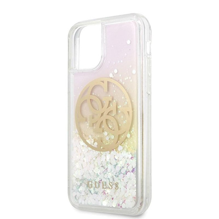 Guess Gradient Liquid Glitter Circle Logo - Etui iPhone 11 Pro Max