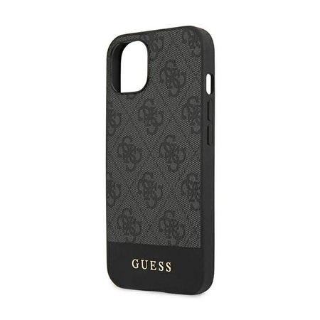 Guess 4G Bottom Stripe Collection - Etui iPhone 13 (szary)