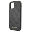 Guess 4G Metal Gold Logo – Etui iPhone 12 / iPhone 12 Pro (szary)