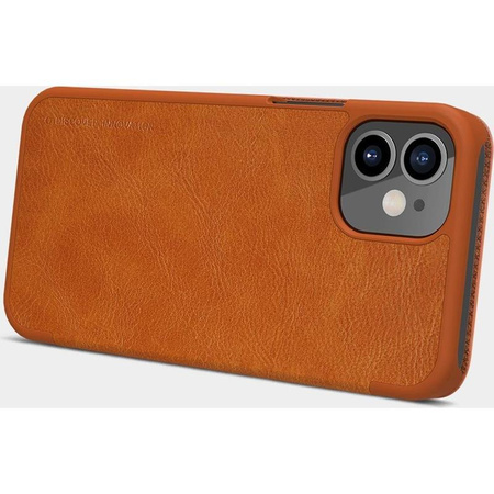 Nillkin Qin Leather Case - Etui Apple iPhone 12 Mini (Brown)