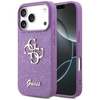 Guess Fixed Glitter Big 4G - Etui iPhone 17 Pro (liliowy)
