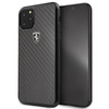 Ferrari Real Carbon Heritage - Etui iPhone 11 Pro Max (czarny)