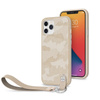 Moshi Altra - Etui z odpinaną smyczką iPhone 12 / iPhone 12 Pro (system SnapTo) (Sahara Beige)