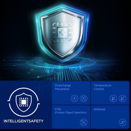 Spigen Essential EF302MOQ - Ładowarka bezprzewodowa 2w1 z MagSafe 25W Qi2.2 (Black)