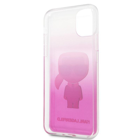 Karl Lagerfeld Iconic Karl Gradient - Etui iPhone 11 Pro Max (różowy)