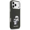 Karl Lagerfeld IML Aquarelle Karl & Choupette & Logo MagSafe - Etui iPhone 17 Pro (czarny)