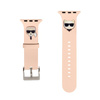 Karl Lagerfeld Silicone Karl & Choupette Heads – Pasek do Apple Watch 42/44/45 mm (różowy)