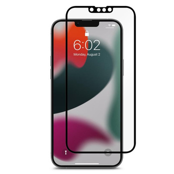 Moshi iVisor AG - Matowa folia ochronna na ekran iPhone 13 Pro Max (czarna ramka)