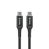 Crong Armor Link - Kabel 60W PD 3A USB-C do USB-C 25cm (czarny)