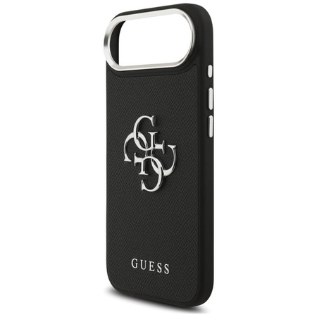 Guess Grained Big 4G Classic Logo - Etui iPhone Air (czarny)