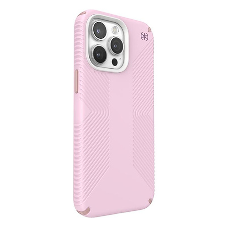 Speck Presidio2 Grip Magsafe - Etui iPhone 15 Pro Max (Soft Lilac / Carnation Petal / Rouge Pink)