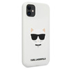 Karl Lagerfeld Choupette Head Silicone - Etui iPhone 11 (biały)