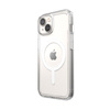 Speck Gemshell + MagSafe - Etui do iPhone 14 / iPhone 13 z połowką MICROBAN (Clear)
