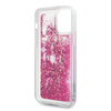 Karl Lagerfeld Glitter Liquid Floating Charms - Etui iPhone 12 / iPhone 12 Pro (Pink Floating Charms)