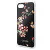Guess Flower Shiny Collection N4 - Etui iPhone SE 2020 / 8 / 7 (Black)