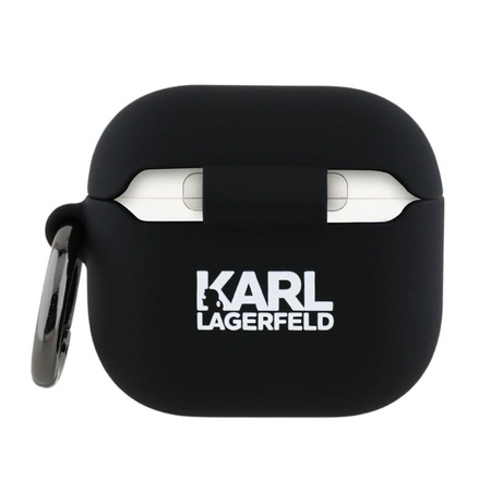 Karl Lagerfeld Silicone Choupette Head 3D - Etui AirPods 4 (czarny)