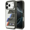 BMW M IML Metal Buttons Tricolor Lines MagSafe - Etui iPhone 17 Pro Max (antracyt)